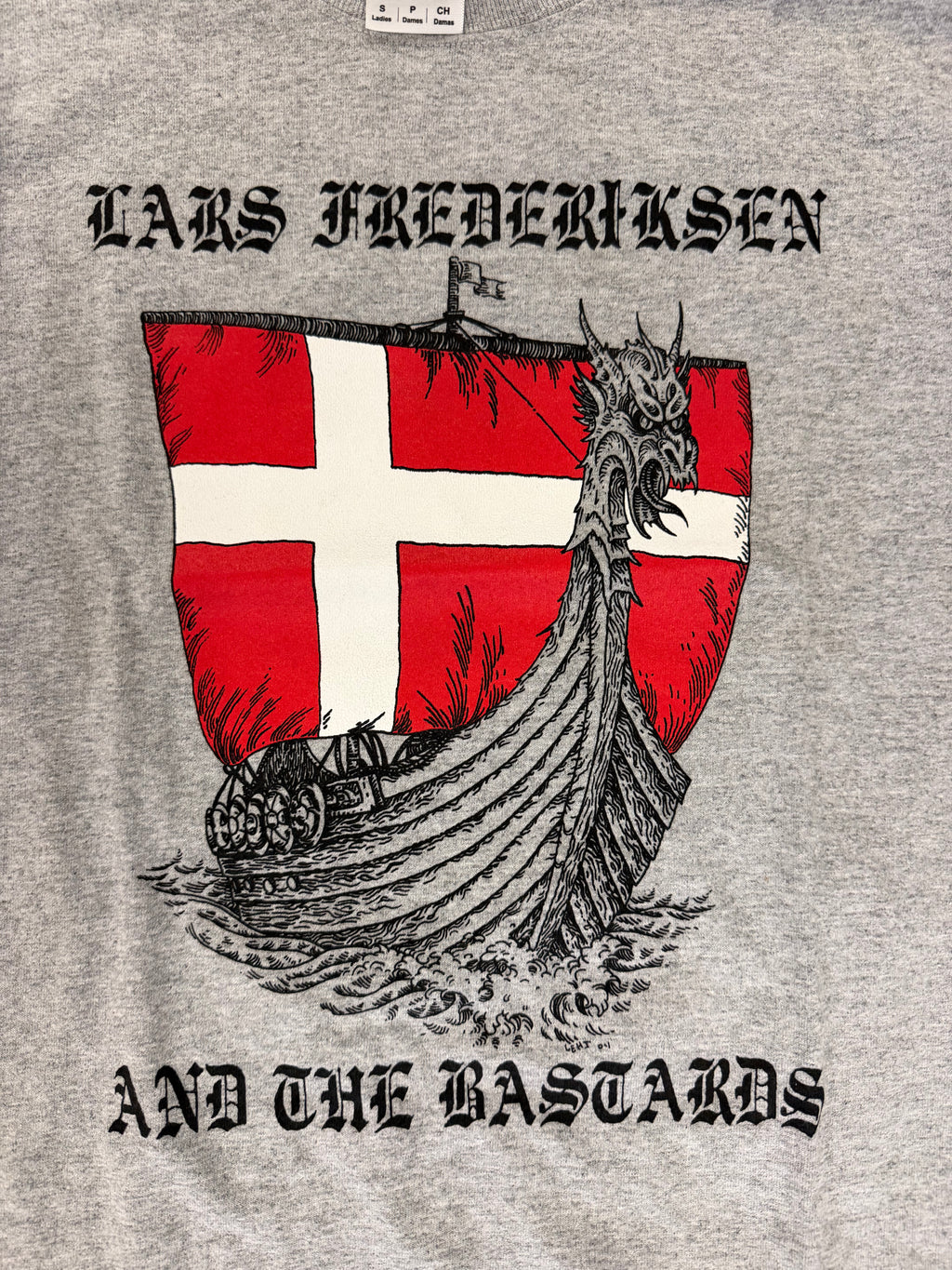 WOMENS Lars Frederiksen And The Bastards "Viking Ship" T-Shirt