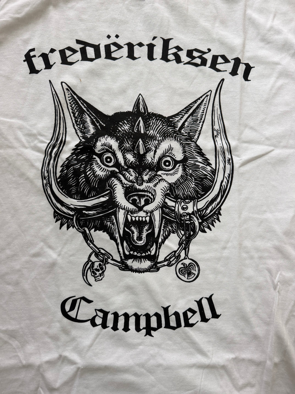 Frederiksen Campbell "Motörwolf" T-shirt (White)