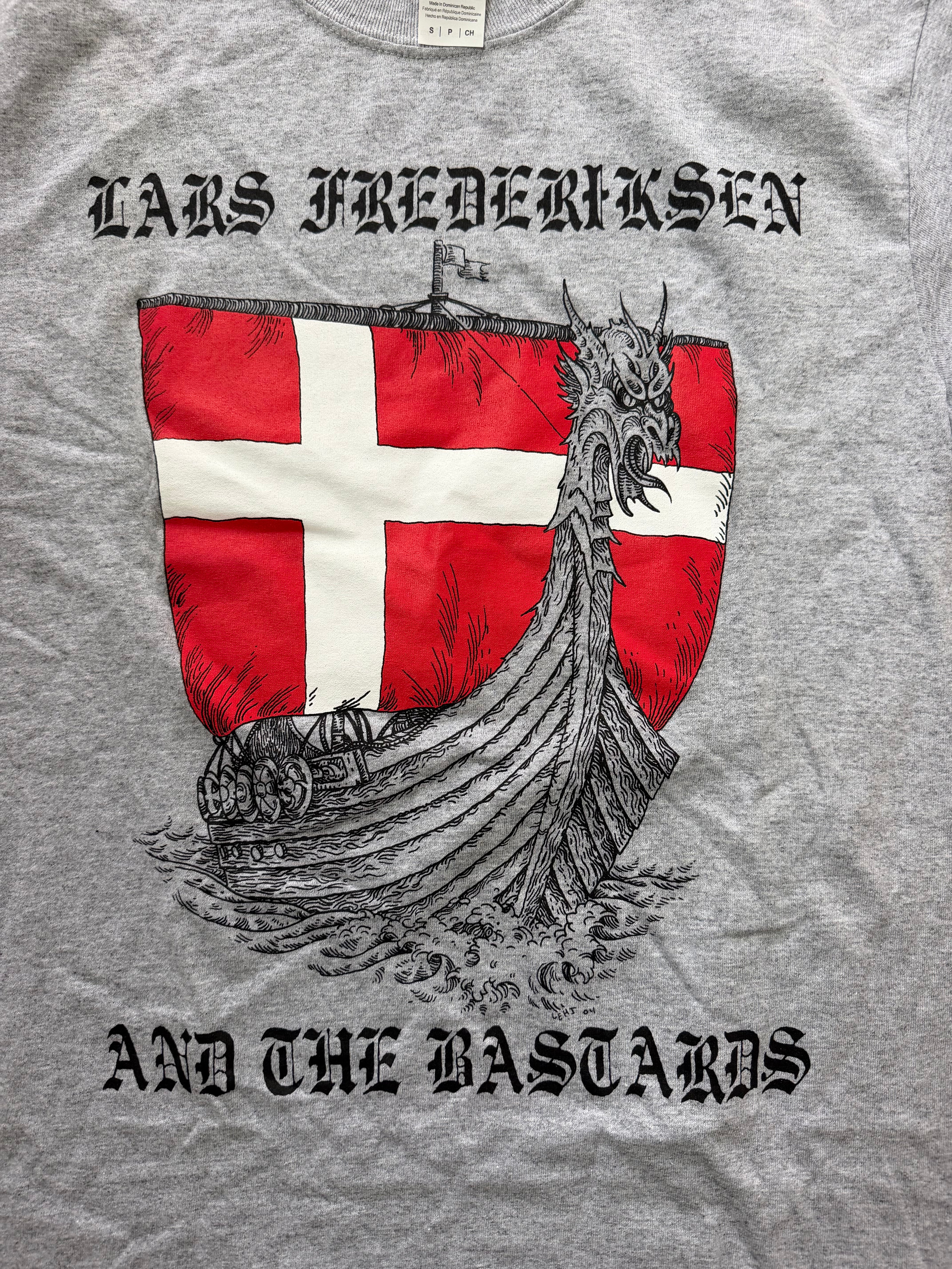 Lars Frederiksen And The Bastards "Viking Ship" T-Shirt (Grey)