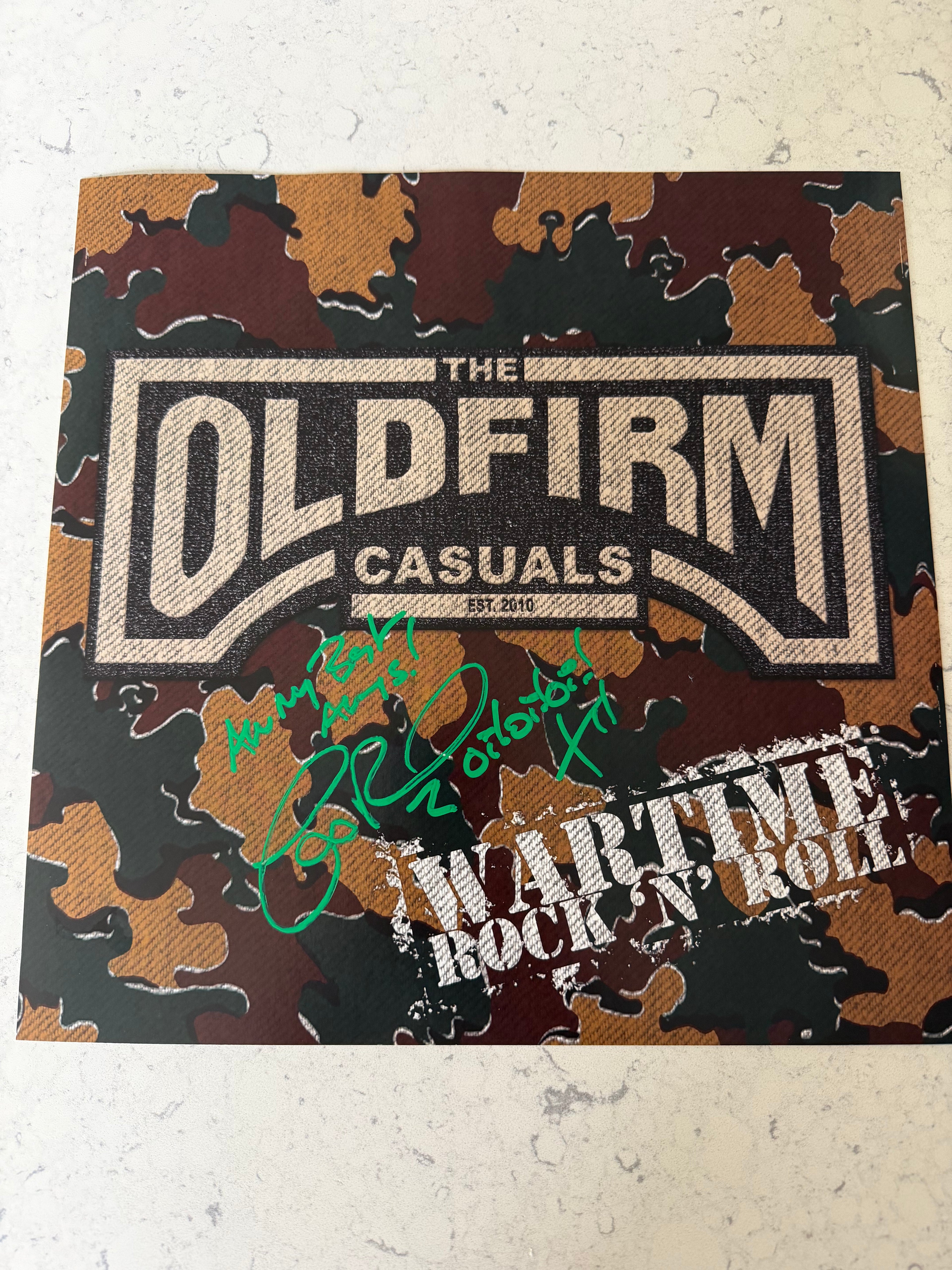 The Old Firm Casuals "Wartime Rock-N-Roll" EP Vinyl 12"