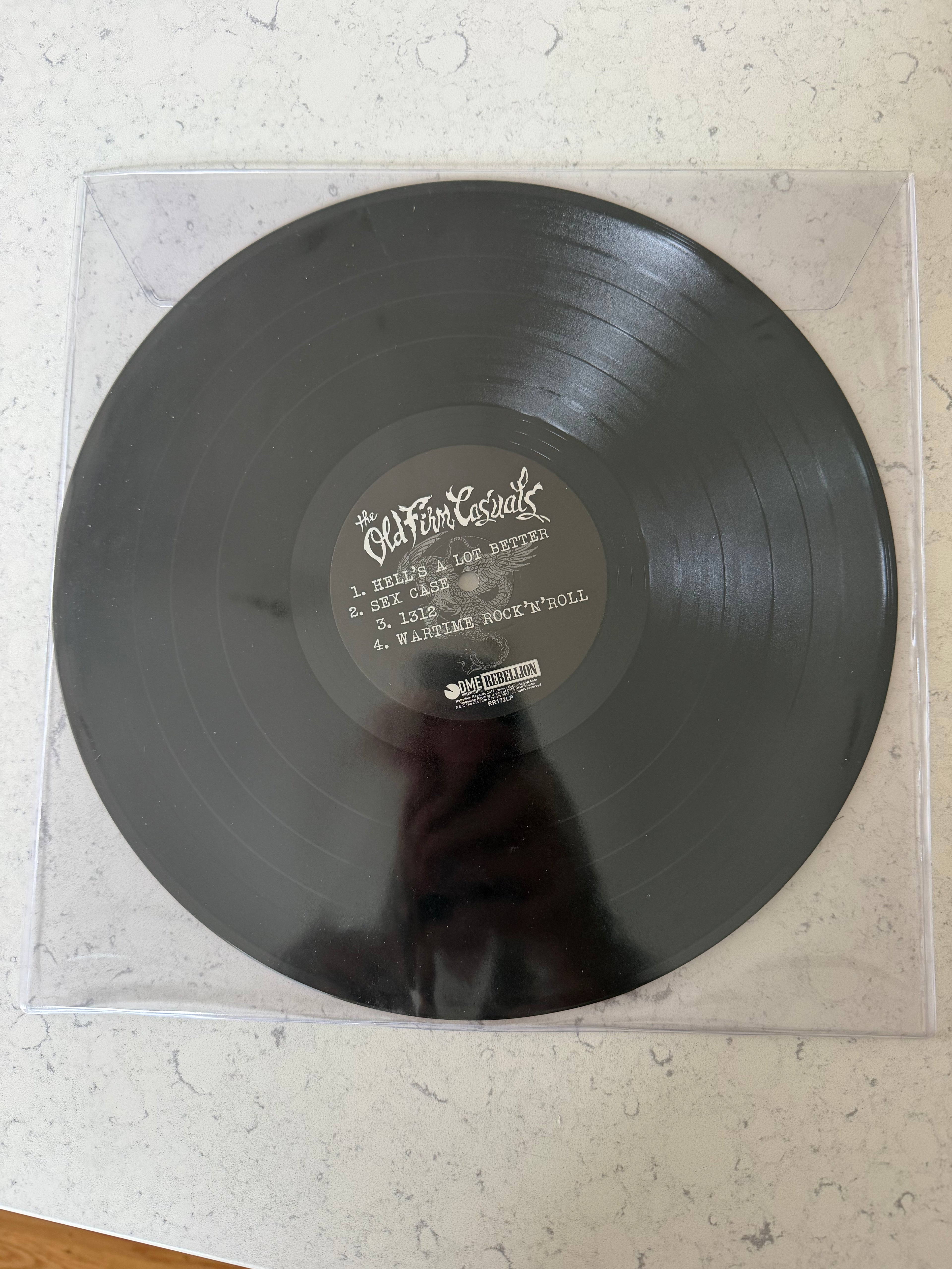 The Old Firm Casuals "Wartime Rock-N-Roll" EP Vinyl 12"
